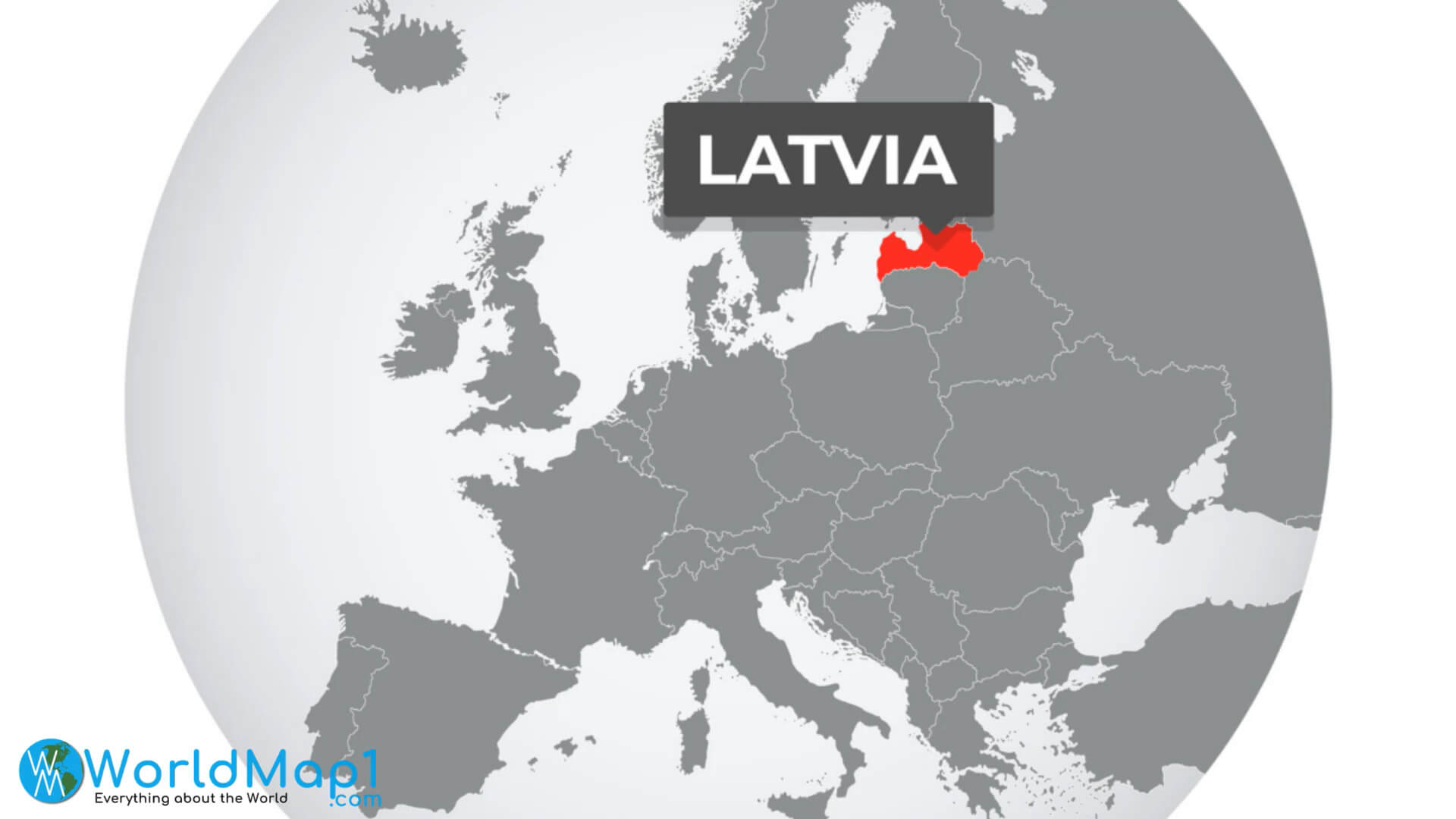Wo ist Lettland in der Welt